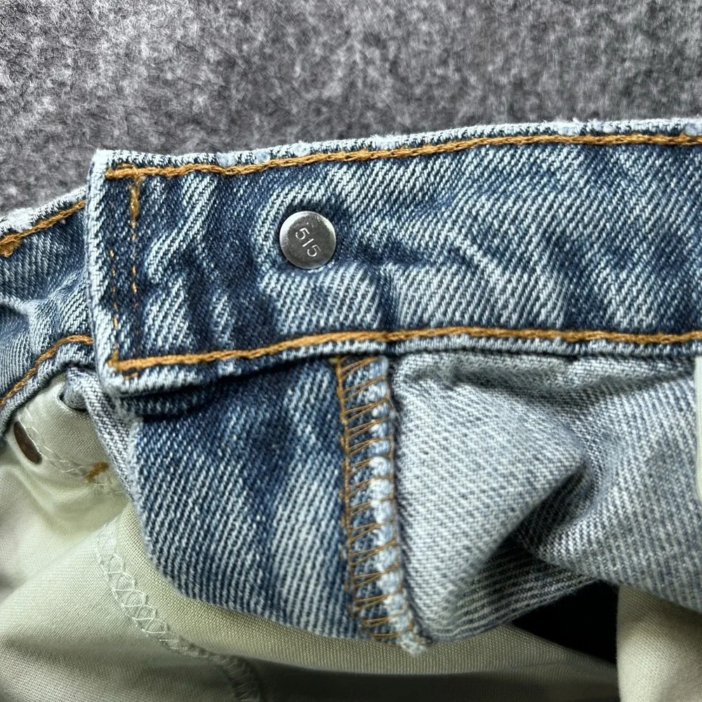 Vintage 90s Levi's 550 Size 34 Relaxed Fit Denim Blue Jeans Orange Tab Shorts